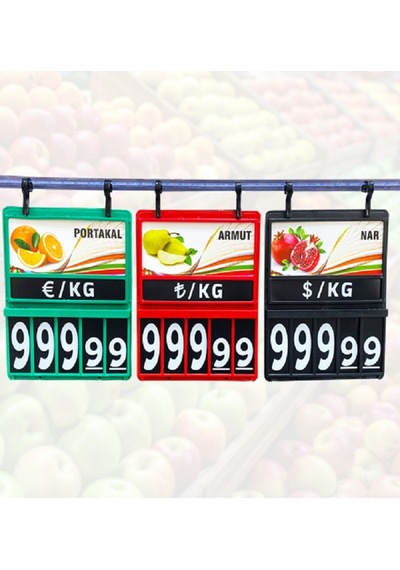 Beş Rakamlı Manav Kasetliği - Siyah Pakette 10 Adet