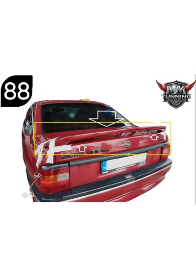 MMTUNNİNG OPEL VECTRA A KASA IŞIKLI SPOİLER