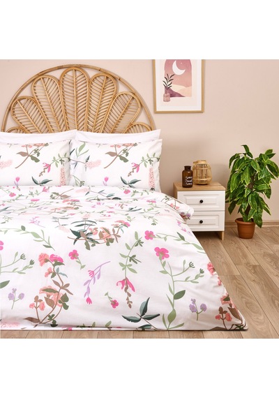 Soft Parlin Çift Kişilik Nevresim Takımı - Renkli
