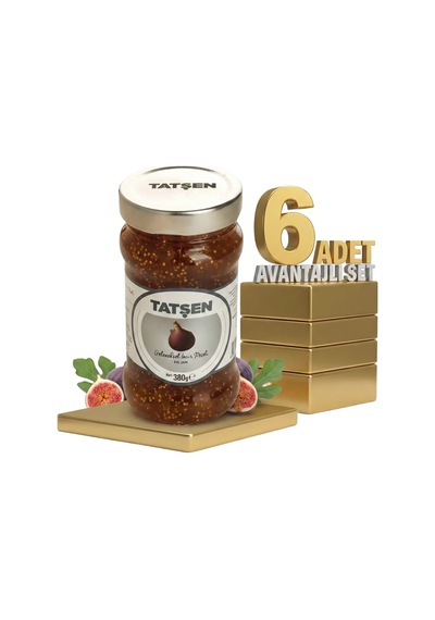 Tatşen Cam Reçel İncir 6x380 Gr