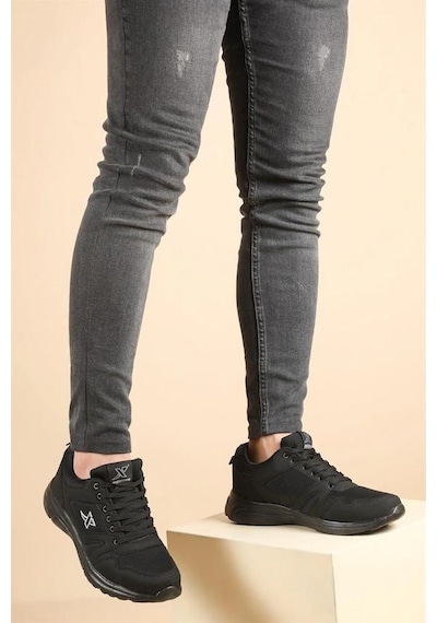 Xstep 020 Siyah Yazlık Günlük Rahat Unisex Spor Ayakkabı 001