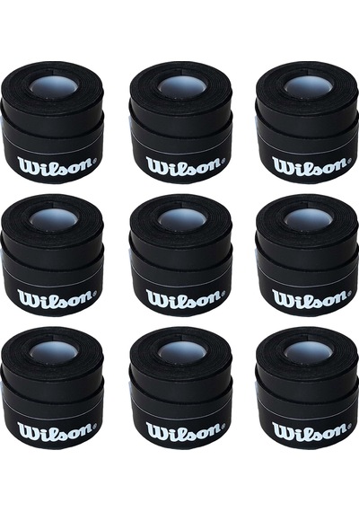 Wilson Comfort Bowl O'grips 9 Adet Grip. Tenis Raketi Gribi Siyah
