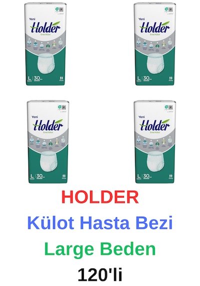 Holder - Külot Hasta Bezi Large Beden 120'li L
