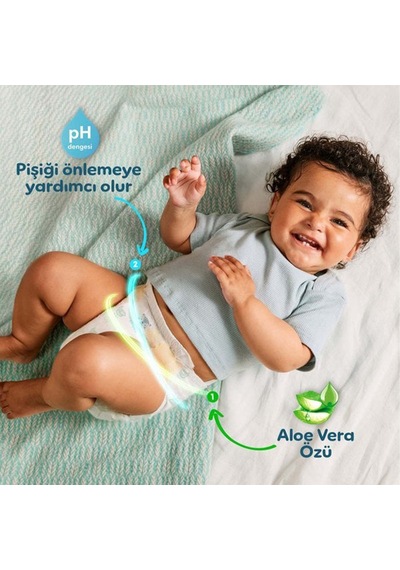 Prima 8 Beden Aktif Bebek Bezi Süper Paket 27 Adet 8 Numara
