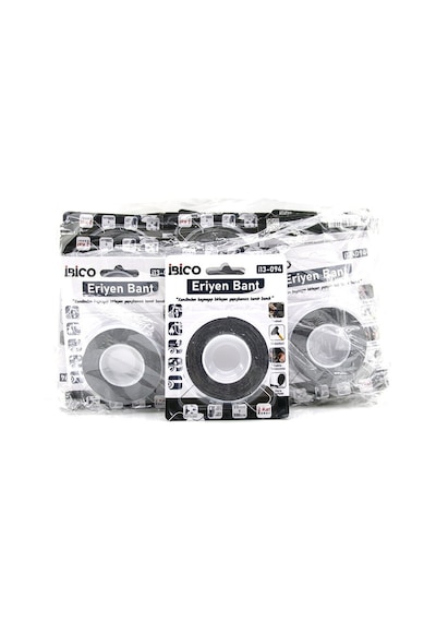 İbico İ13-094 Eriyen Bant 20 Mm X 3 M - Kendinden Kaynayan Yapışkansız- 24'li Paket Elektrik Bantları