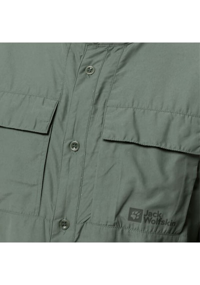 Jack Wolfskın Jack Wolfskin Erkek Gömlek Barrier L/s Haki 4311