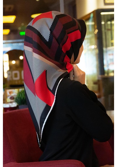 Vissona Twill İpek Eşarp - 11253 - 0018-0001 - Kadın