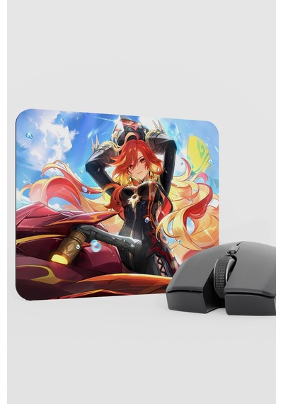 Mavuika Genshin Impact Anime Gacha V1 - 22x18 Gaming Mouse Pad Fare Altlığı