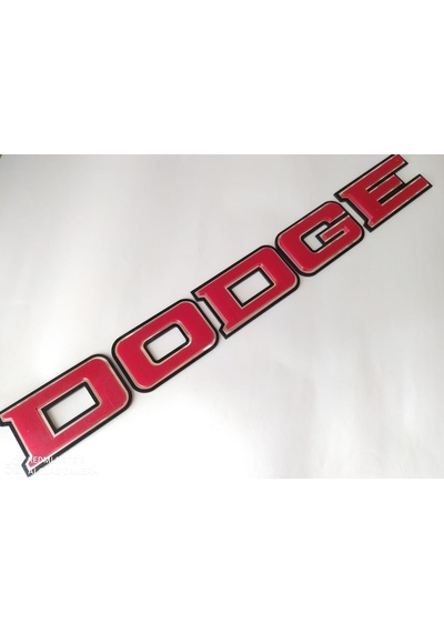 Dodge Büyük Amblem Logo Yazı