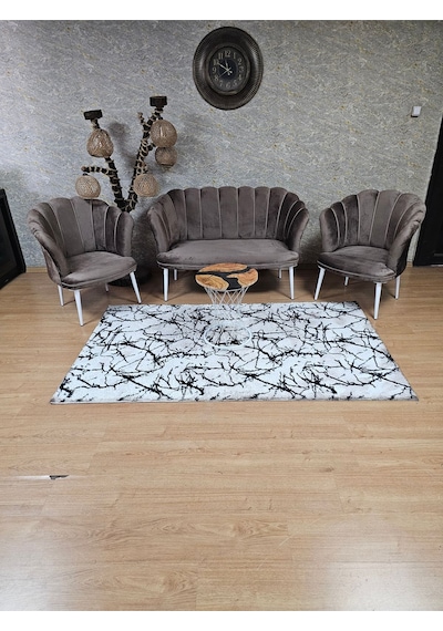 Zafir Papatya Çay Seti Koltuk Takımı Beyaz Boyalı Sivriltme Ayak, Balkon, Salon, Ofis, Cafe Koltuk Takımı Kahverengi Zafir Papatya Çay Seti Koltuk Takımı Beyaz Boyalı Sivriltme Ayak, Balkon, Salon, Ofis, Cafe Koltuk Takımı Kahverengi
