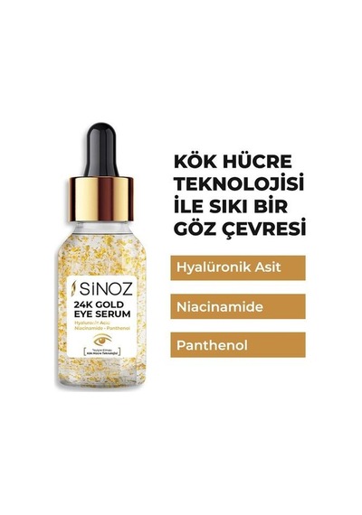 Sinoz 24k Altın Göz Serumu 10 Ml