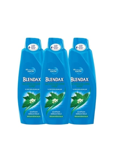 Blendax Saç Dökülmelerine Karşı Isırgan Özlü Şampuan 500 ml x 3 A