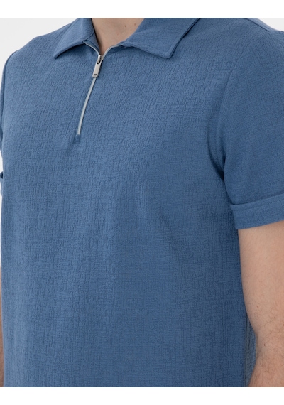 Pierre Cardin Erkek Mavi Tişört 50302586-vr036 Mavi
