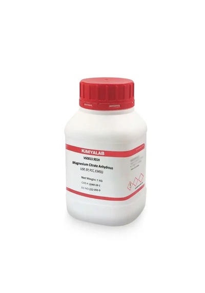Kimyalab Magnezyum Sitrat 1kg - Magnesium Citrate Anhydrous