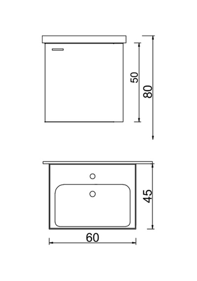 Denko Terra 60 Cm Mdf Antrasit Gri Banyo Dolabı Alt Modül Ve Lava Antrasit - Gri Denko Terra 60 Cm Mdf Antrasit Gri Banyo Dolabı Alt Modül Ve Lava Antrasit - Gri