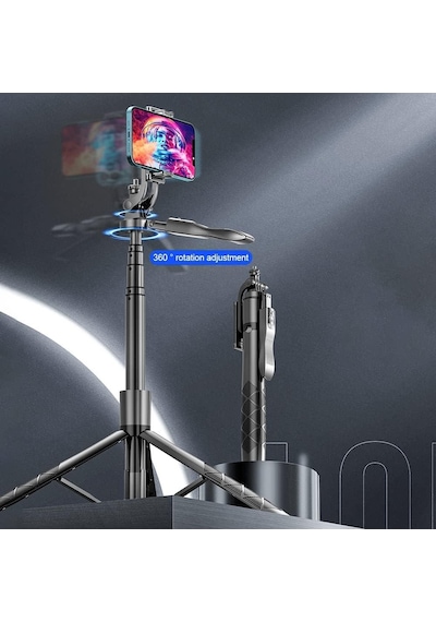Torima L16 Çok Amaçlı Tripod Selfie Kumandalı 153 Cm Anroid Apple Uyumlu iOS Go Pro