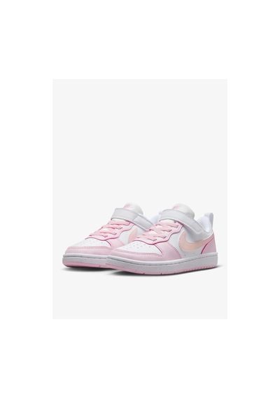 Nike Beyaz - Pembe Kız Çocuk Yürüyüş Ayakkabısı Dv5457-105 Court Borough Low Ps
