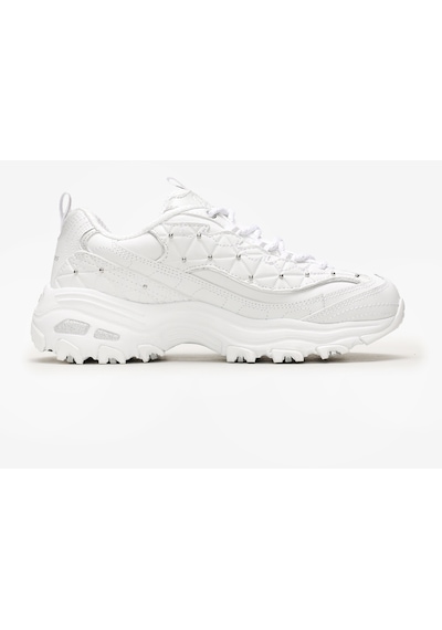 Skechers D'Lites  -  Glamour Feels Kadın Beyaz Sneakers 13087 Wsl Beyaz