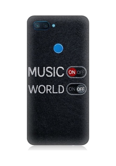 Xiaomi Mi 8 Lite Uyumlu Müzik On Desenli Silikon Kılıf