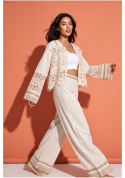 Fashion Cocktail Romantik Kore Slim Fit Pantolonlu İnci Brode İşçilikli Geometrik Dantel Zarif Yelek Düğmeli Ceket Fermuarlı Dar Kesim Pantolon Ham Keten Bohem Takım Bej Fashion Cocktail Romantik Kore Slim Fit Pantolonlu İnci Brode İşçilikli Geometrik Dantel Zarif Yelek Düğmeli Ceket Fermuarlı Dar Kesim Pantolon Ham Keten Bohem Takım Bej