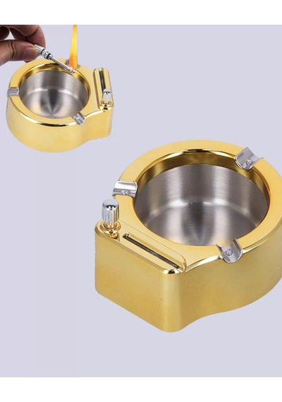 Çakmaklı Küllük Paslanmaz Metal Dayanıklı Tasarım Yeni Nesil Mh-hs3624-0085