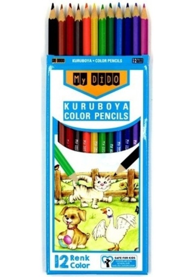 My Dido 12 Renk Kuru Boya Kalemi Tam Boy