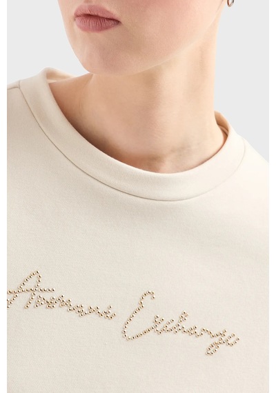 Armani Exchange Bayan Sweat 3dym13 Yjffz 1787 Bej