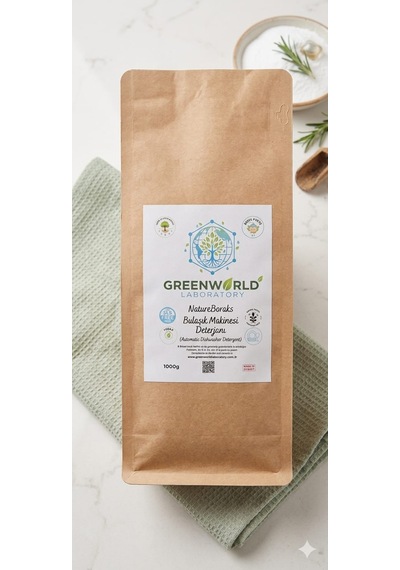 Green World Laboratory Borakslı Çamaşır Makinesi Deterjanı Natureboraks Greenworldlaboratory 1 KG