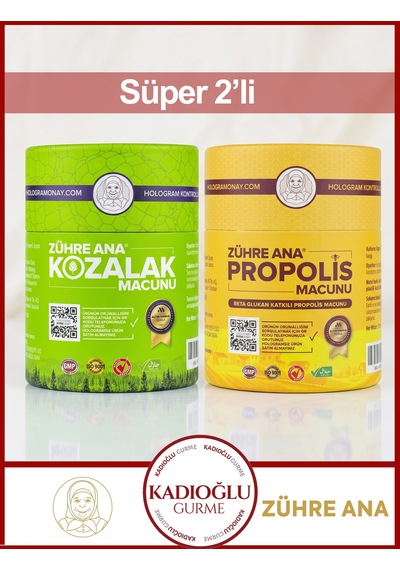 Zühre Ana Kozalak Macunu 240 Gr + Zühre Ana Propolis Macunu 240 Gr