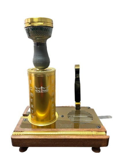 Alfeshisha Wooden Modern Gold Nargile