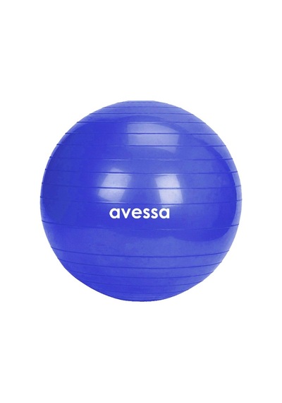 Özel Seri Ev Sporu Pilates Vücut Bpt-55 Blue 55 Cm Plates Topu Poşet Ambalaj Mavi