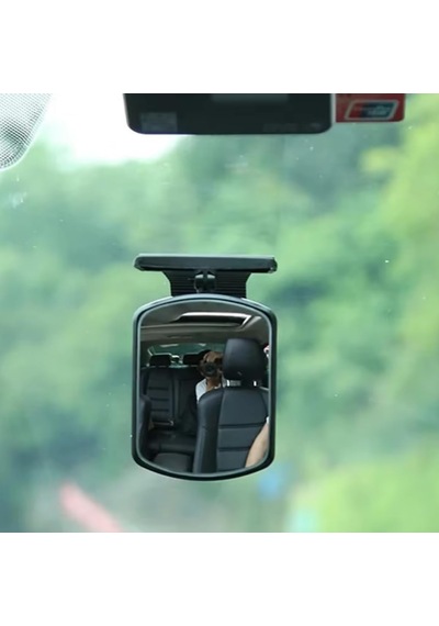 Kdot Bebek Araç İç Dikiz Aynası, 360 Ayarlanabilir, 8x6 Cm, Kırılmaz Abs Ve Cam