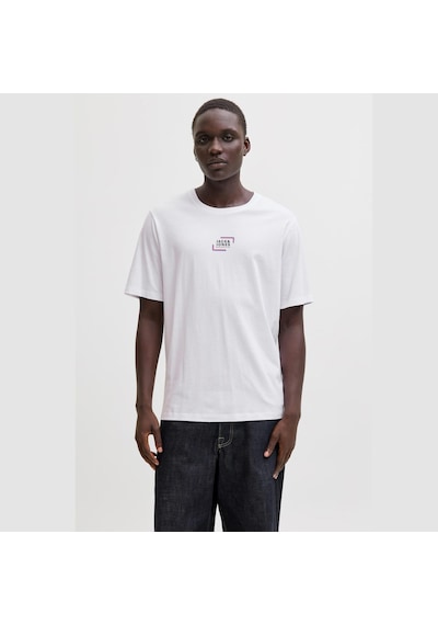 Jack & Jones Graphic Erkek Beyaz Tişört 12268415-w Beyaz