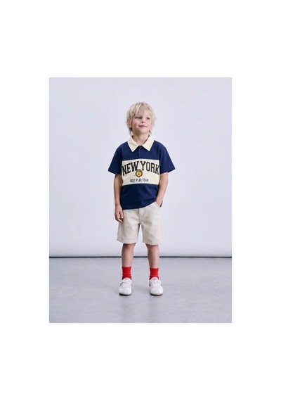 Poala Kids Newyork Polo Yaka Çok Renkli
