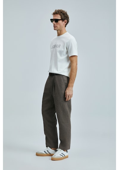 Lufian 111020240 Thınk Modern Grafik Tişort Erkek T-shirt Beyaz