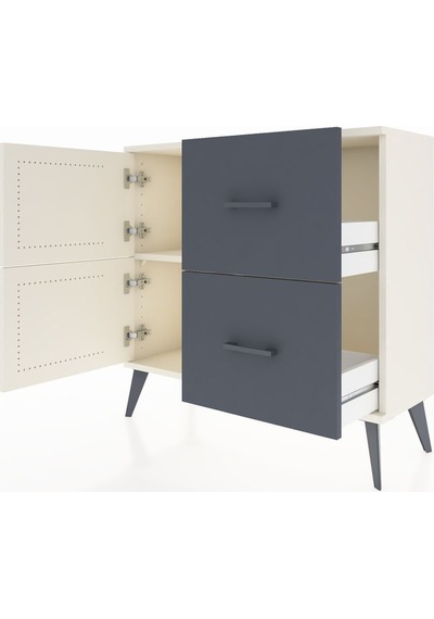 Arges Şifonyer Tek Raflı 2 Çekmeceli 2 Kapaklı 88x30x80 Aytaşı-aytaşı/antrasit Aytaşı/antrasit Arges Şifonyer Tek Raflı 2 Çekmeceli 2 Kapaklı 88x30x80 Aytaşı-aytaşı/antrasit Aytaşı/antrasit