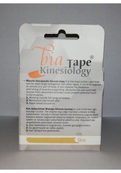 Bia Tape  Bandı Ten Rengi 5Cm X 5M Kinesio Biatape Bantı