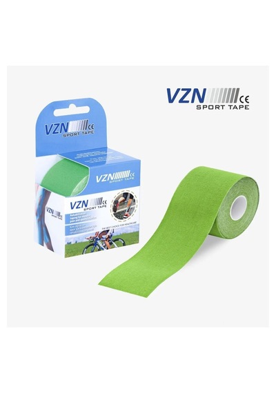 Vzn Kinesio Sport Tape Sporcu Kas Bandı Yeşil 4'lü 5 CM x 5 M