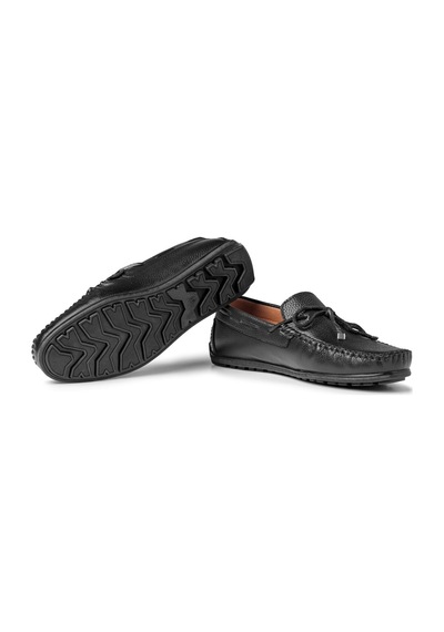 Borde Hakiki Deri Erkek Günlük Ayakkabı, Loafer Ayakkabı, Hafif Ayakkabı