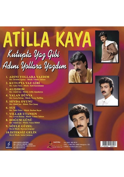 Atilla Kaya - Best Of Kutupta Yaz Gibi - Plak