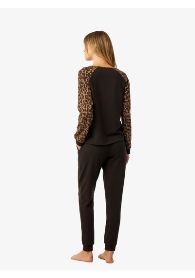 Blackspade Kadın Termal Pijama Takımı 52227 - Kahverengi