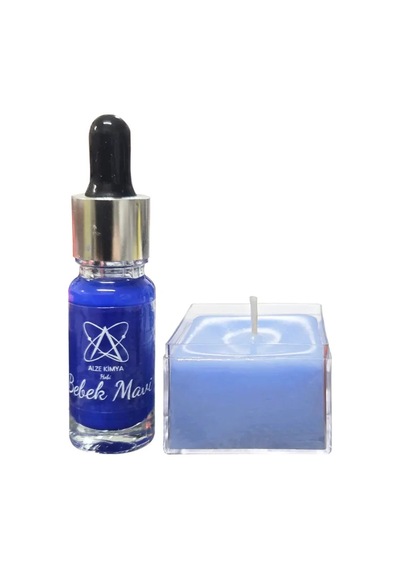 Bebek Mavi Sıvı Mum Boyası 20 Ml