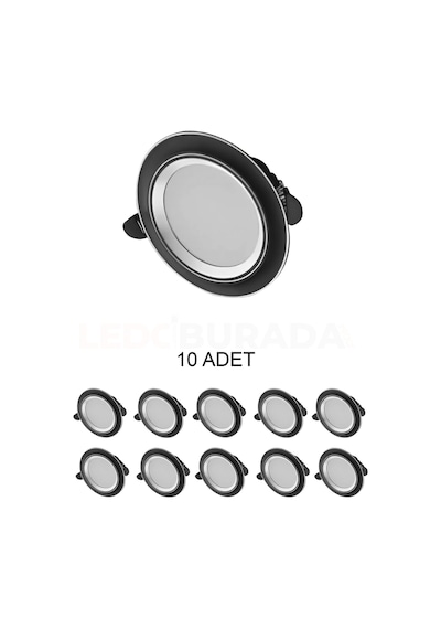 Cata Ct-5258 Zebra Led Armatür 6w 3 Renk 10 Lu Paket