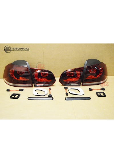 Vw Golf 6 R Gülenyüz Ledli Stop 4 Parça 2009-2012