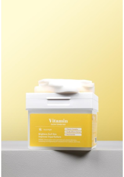 Dermal Vitamin Glow Toner Pad 120 Li Cilt Aydınlatıcı Ve Vitamin Kompleksli Tonik Ped 180 Ml