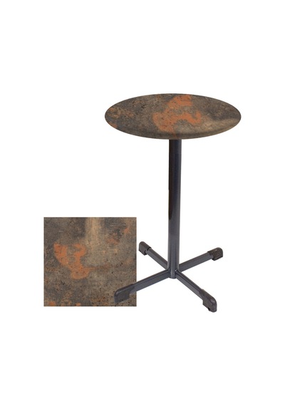 Bistro Masa Halley - Werzalit, Wermodin Ve Allzalit Tabla 60 Cm Çap - Metalic Oxid 1 Çok Renkli Bistro Masa Halley - Werzalit, Wermodin Ve Allzalit Tabla 60 Cm Çap - Metalic Oxid 1 Çok Renkli