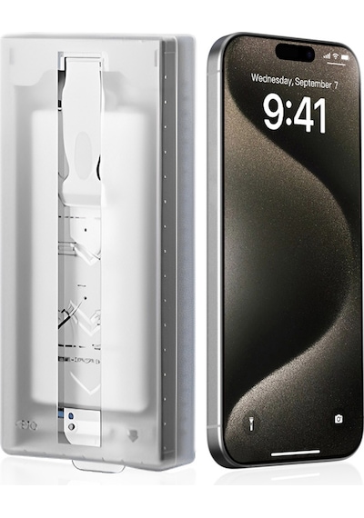 Apple Uyumlu   iPhone 13 Mkst 3d Oliv Hd Temperli Cam Ekran Koruyucu + Kolay Uygulama Aparatı - Şeffaf
