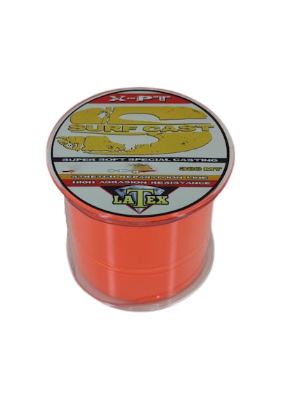 Latex Surf Cast 300M Super Soft Uzak Atış Misinası Turuncu