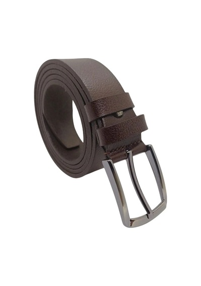Bawcompany Erkek Kemer Hakiki Deri Kumaş Ve Kanvas Pantolonlar Için Uygun 3.2cm Kahverengi