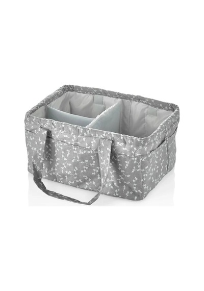 Mey İthalat Katlamalı Anne & Bebek Organizer 795 Gri Çiçek